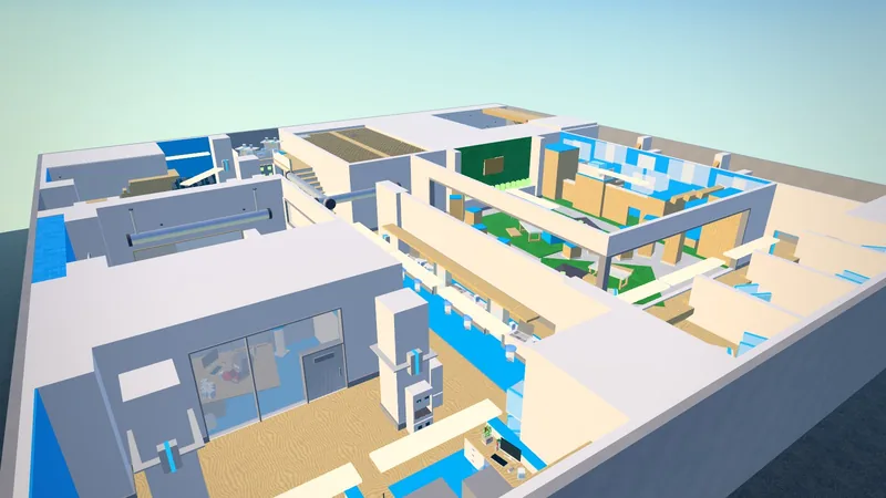 The Office round map of the same murder mystery game, made with the Game Maker